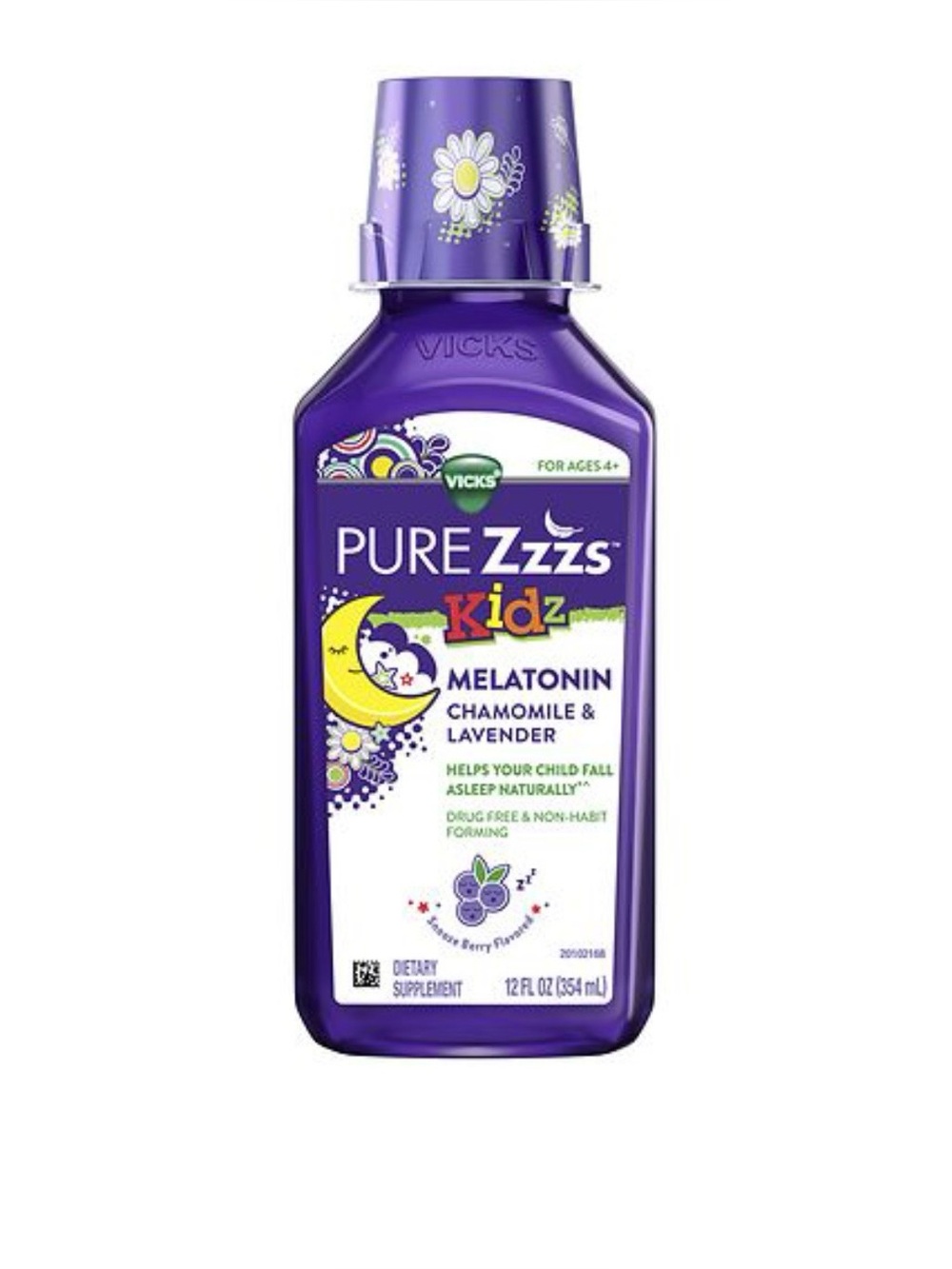 Never Used — Pure Zzzs Kidz Melatonin Chamomile & Lavender - Purple